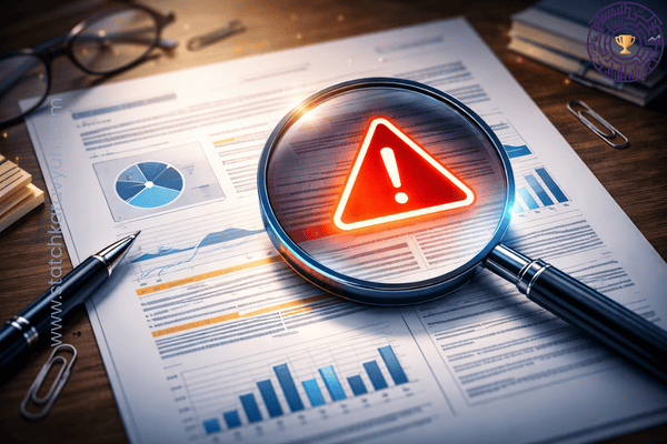 Magnifying glass analyzing hidden patterns in UPSC ISS exam syllabus and question trends