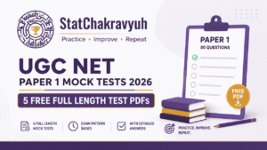 Free UGC NET Paper 1 mock test 2026 full length PDF download