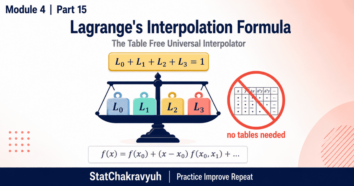 Lagrange Interpolation Formula for UPSC ISS