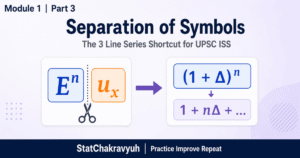 Part 3: Separation of Symbols for UPSC ISS: Solve Series Questions in 3 Lines