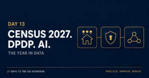 Current Affairs for the ISS Interview: Census 2027, DPDP and AI