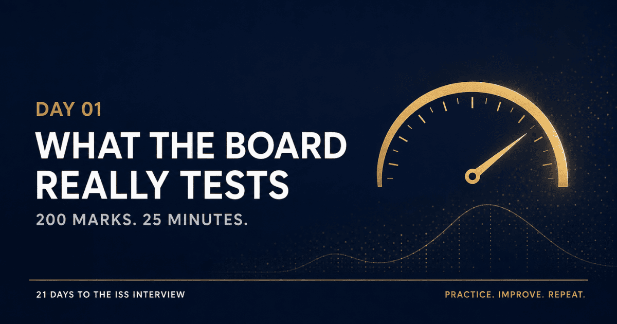 UPSC ISS interview explained with marks duration and board structure