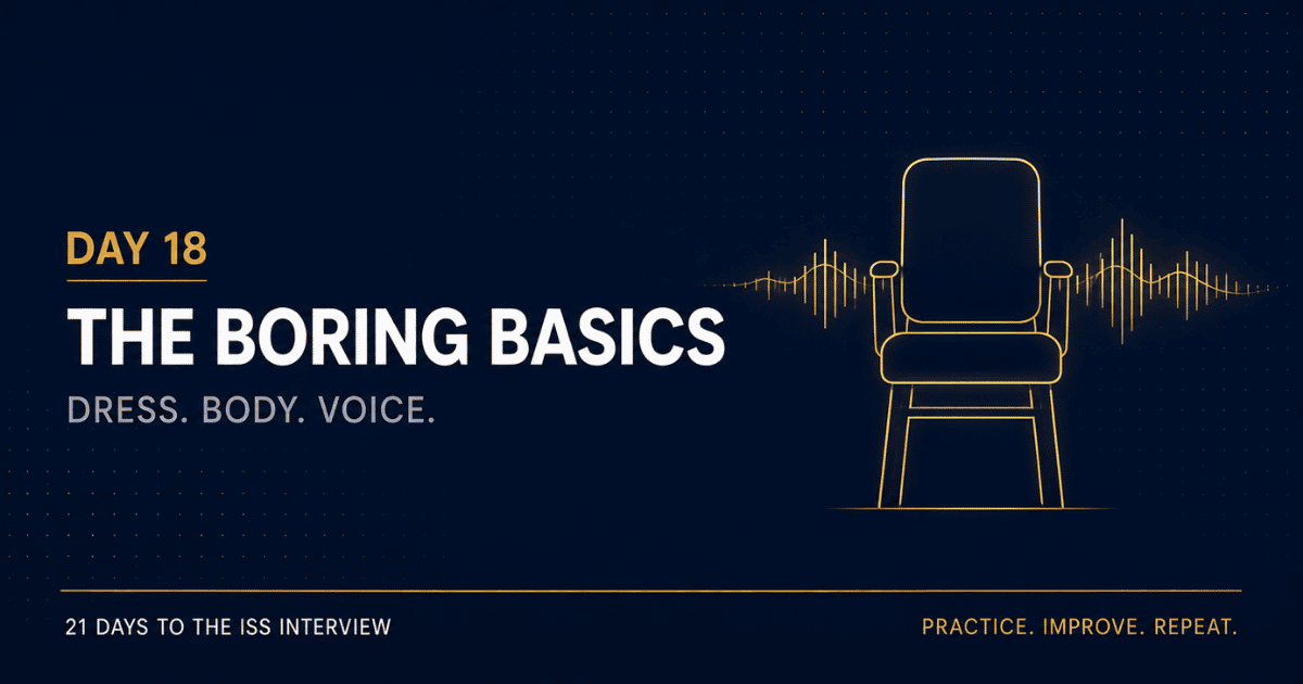 dress code body language and voice basics for the UPSC ISS interview